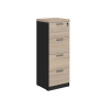 REF:SAT4613.2915-ARQUIVO EM MADEIRA C/4 GAVETAS-GEBB WORK