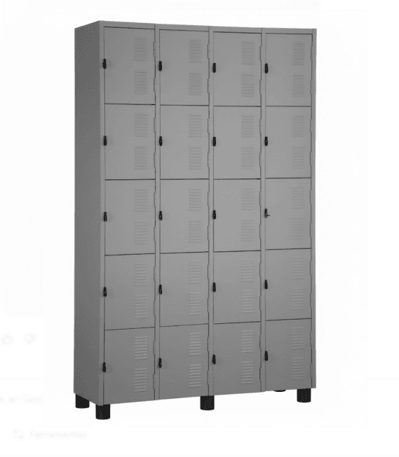 REF: 100311 - ARMÁRIO DE AÇO COM 20 PORTAS